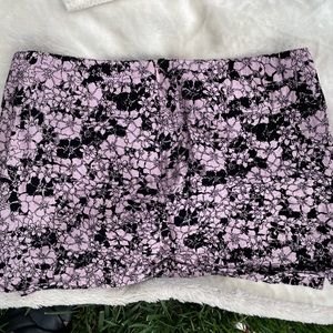 Floral French Connection micro-mini skirt